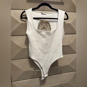 Zara White Bodysuit
